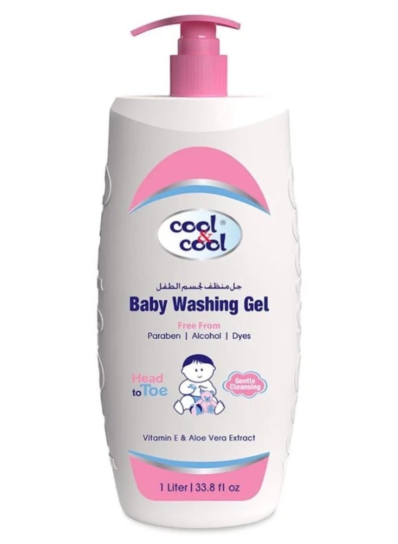 Cool & Cool Baby Washing Gel 1L - Image 1