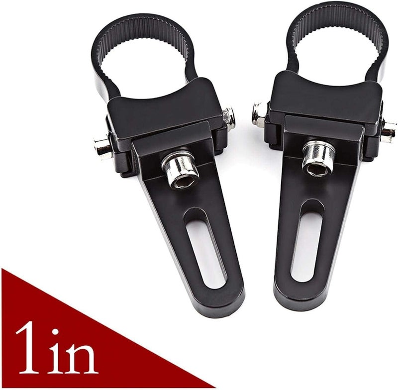 Mounting Bracket Clamps, 1"-3" Aluminum Tube/Roll Bar Mount Bracket Clamps Holder LED Car Truck Off Road Work Light(1in) - Image 2