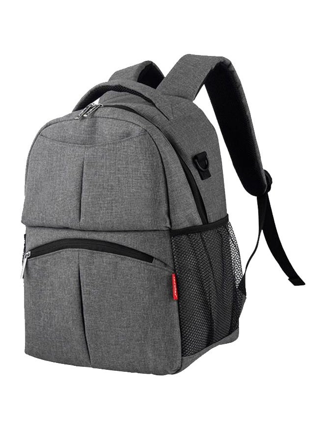 Generic - Multifunctional Portable Baby Mom Bag，Diaper Bag Backpack，Large Capacity with Insulated Pockets Multifunctional Baby Bags Backpack，Fashion Mommy Backpack，Pregnant Women Travel Baby Care Bags for Newborn Mother/Father, Grey - Image 1
