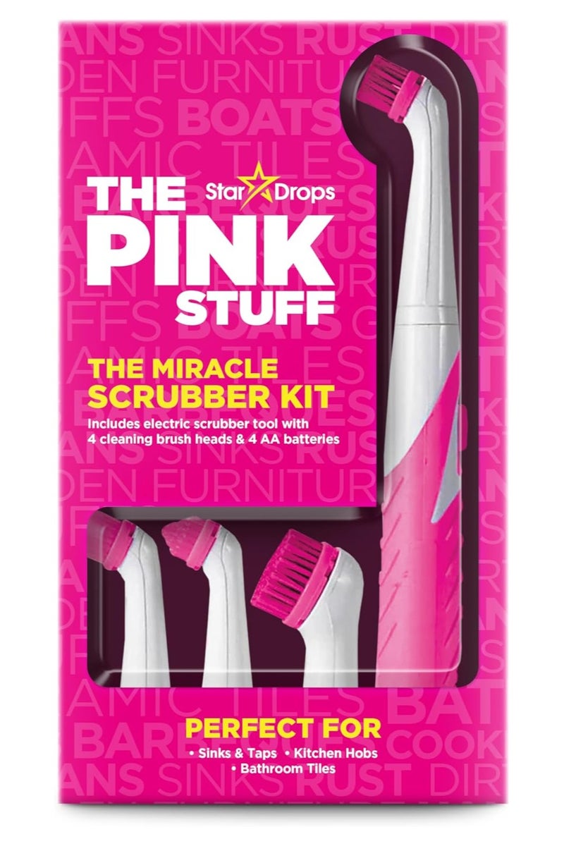 ذا بينك ستاف فرشاة تنظيف ذا بينك ستاف مزودة بـ4 رؤوس من ستار دروبس - Image 1