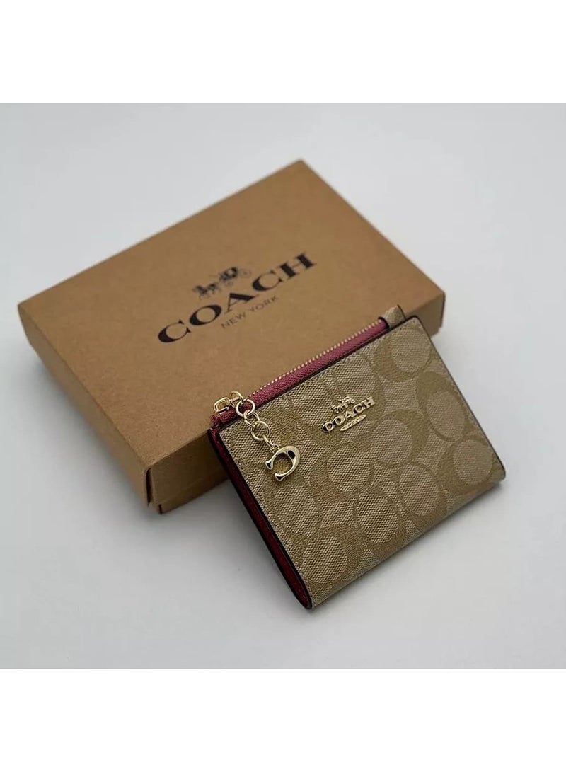 coachoutlet COACH Women's Signature Canvas Card Holder 78002 - Image 5