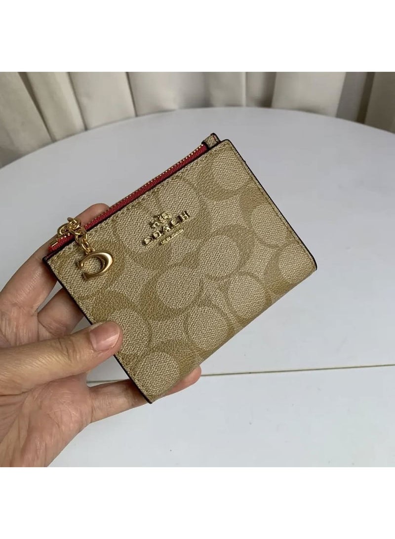 coachoutlet COACH Women's Signature Canvas Card Holder 78002 - Image 3