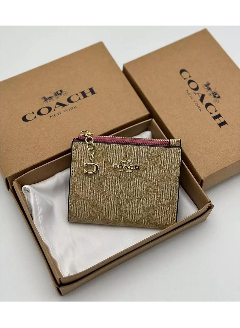 coachoutlet COACH Women's Signature Canvas Card Holder 78002 - Image 4