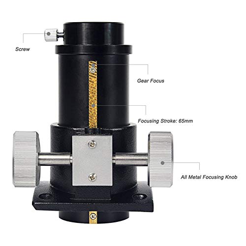 SVBONY SV181 Rack and Pinion Focuser, 1.25 inch, Newtonian Reflector Focuser for Newtonian Reflector Telescope - Image 2