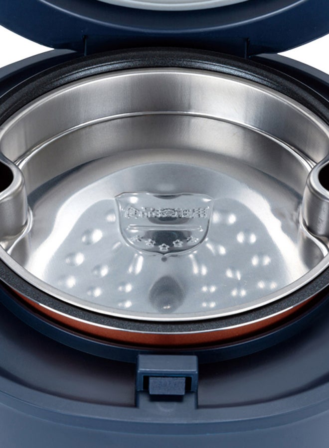 DPT طباخ أرز كهربائي، وعاء طهي محمول، أزرق، سعة 2 لتر | الحجم 25.6*23.6*20.6 سم - Image 3