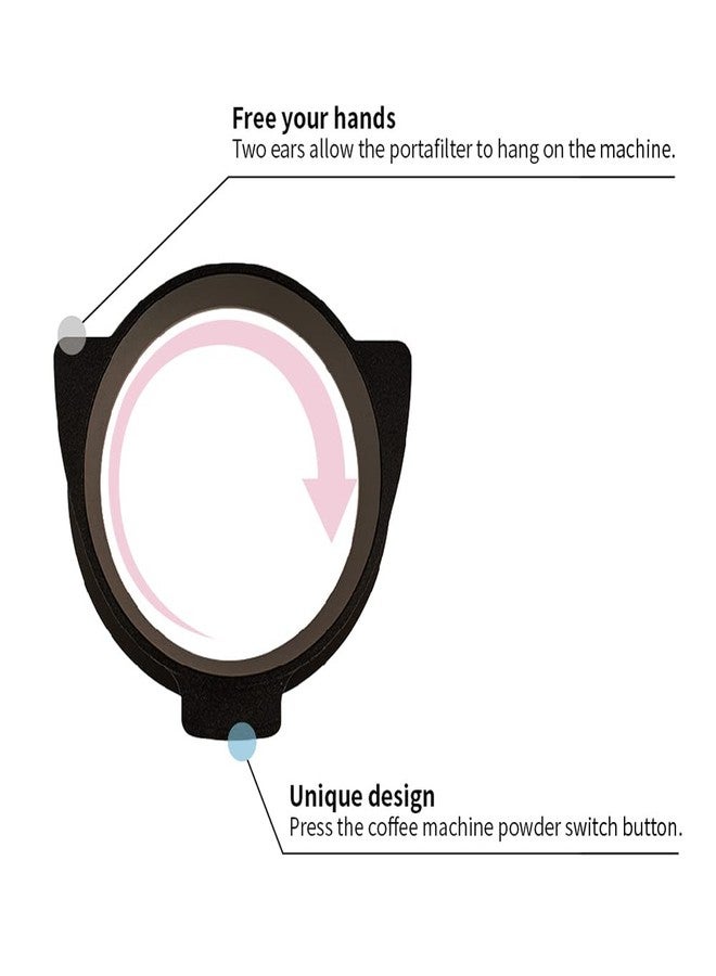 watchget 54mm Espresso Dosing Funnel for Breville Barista Portafilters (Aluminum Alloy-Black) - Image 3