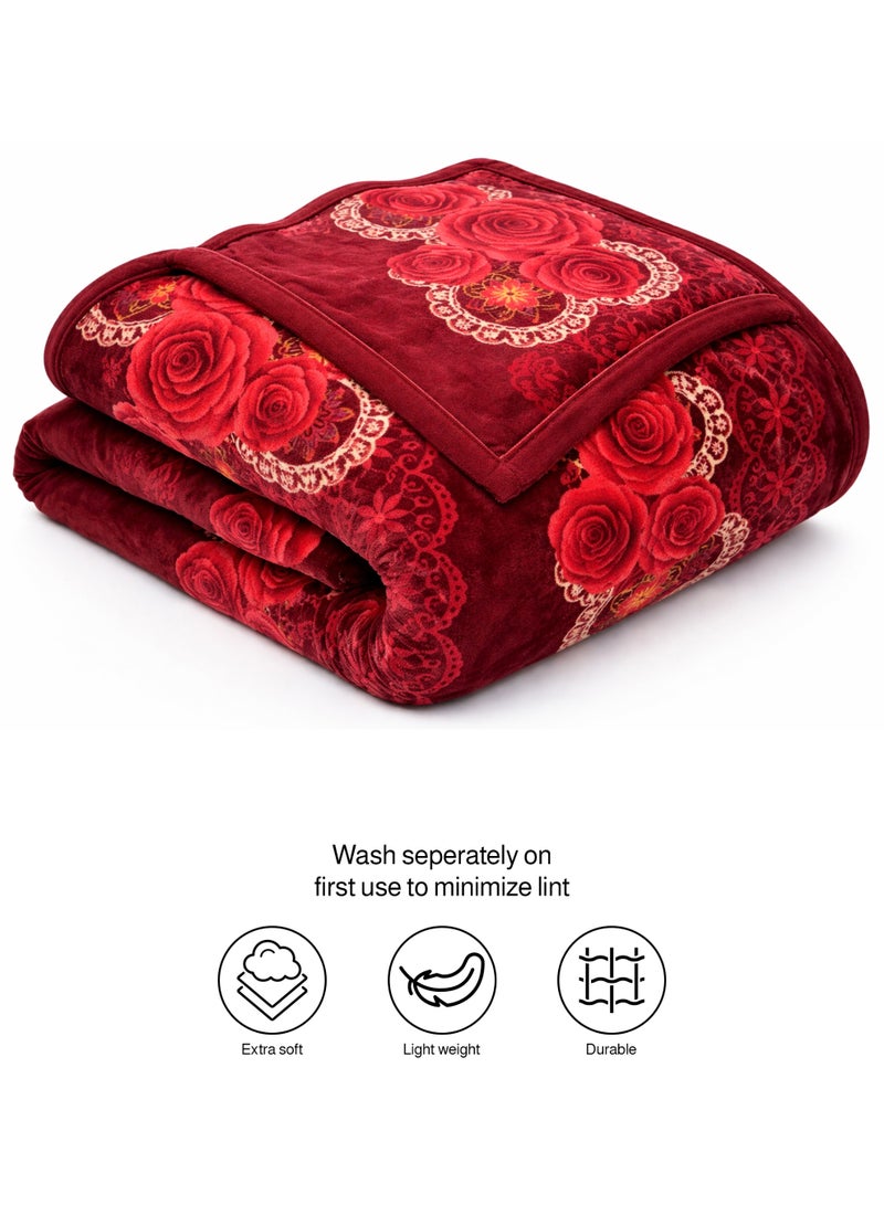 PARAJOHN Para John Double Flannel Fleece Blanket 200x230 cm Polyester Blanket - Image 3