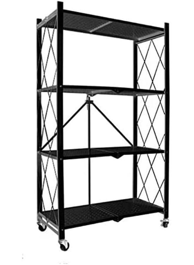 إيه تي إم رف تخزين قابل للطي - أسود - 125×35×70 سم - Image 1