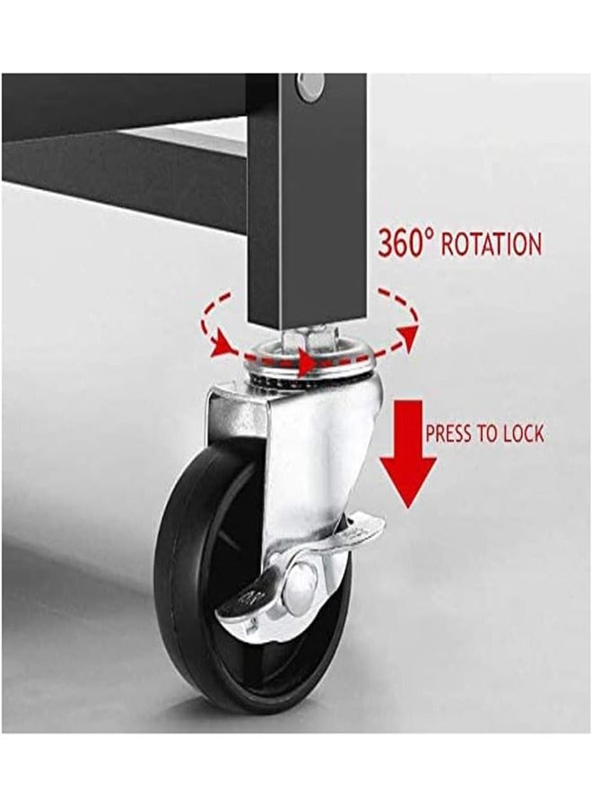 إيه تي إم رف تخزين قابل للطي - أسود - 125×35×70 سم - Image 3
