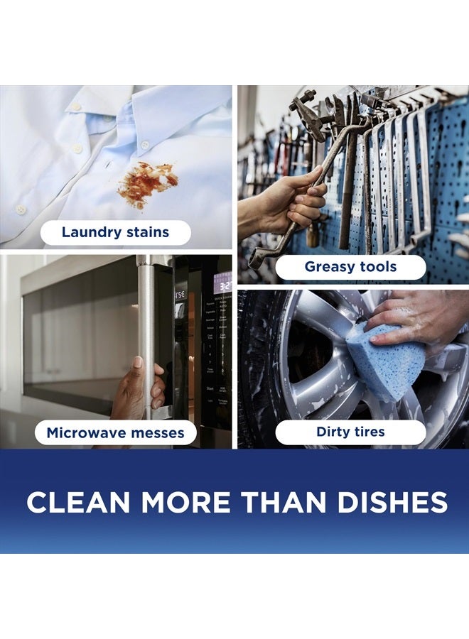 Dawn Dish Soap Squeeze Bottle, EZ-Squeeze Platinum Dish Soap Liquid+Non-Scratch Sponges for Dishes,Refreshing Rain,Includes 3x18oz Bottles+2 Sponges  - Image 4