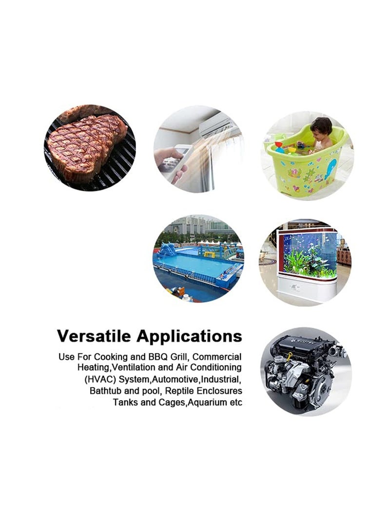 ديفاونز مسدس قياس الحرارة بالأشعة تحت الحمراء DEFAONS CX6000 -50 درجة مئوية ~ 400 درجة مئوية (-58 درجة فهرنهايت ~ 752 درجة فهرنهايت) مسدس قياس الحرارة بالليزر الرقمي بدون تلامس مع انبعاثية قابلة للتعديل للطهي والشواء وتكييف الهواء والسيارات والاستخدام الصناعي_ - Image 4