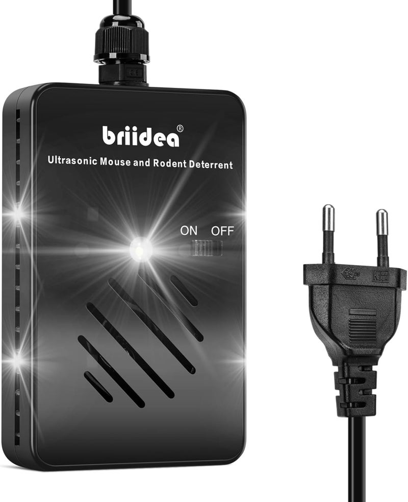 briidea Marten Defense Home, Marder & Rats Ultrasone,Perfect for Attic, Home, Garden, Garage, Basement, Barn - Image 1