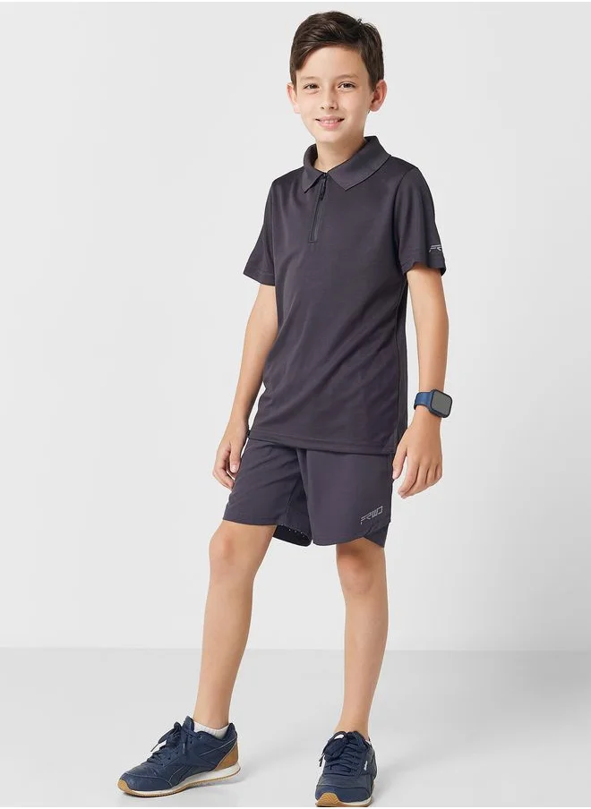 FRWD Running Zipper Polo