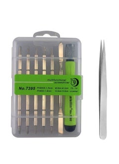 Axtella Wroughton 12 in 1 Screwdriver Mobile Laptop and Gadgets Repairing Tools Set With 1 Stainless Steel Non Magnetic Tweezers Straight  - Image 1