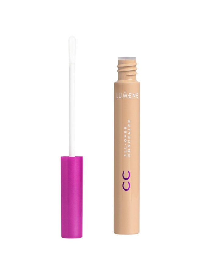 Lumene Under Eye Concealer - CC All-Over Hydrating Concealer with Medium Coverage - Multi-Tasking Under Eye Makeup Infused with Hyaluronic Acid with a Skin-Like Finish - 2 Medium (0.3 fl oz) - Image 2