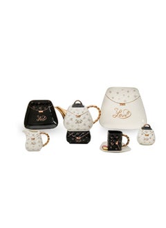 Tea and tea set, 25 pcs, white*black, Oxford sc22-4-B1 - pzsku/Z016D5E186C1719A2D5C0Z/45/_/1704639953/f335822f-8def-4cbf-933a-b22225ac3eb2