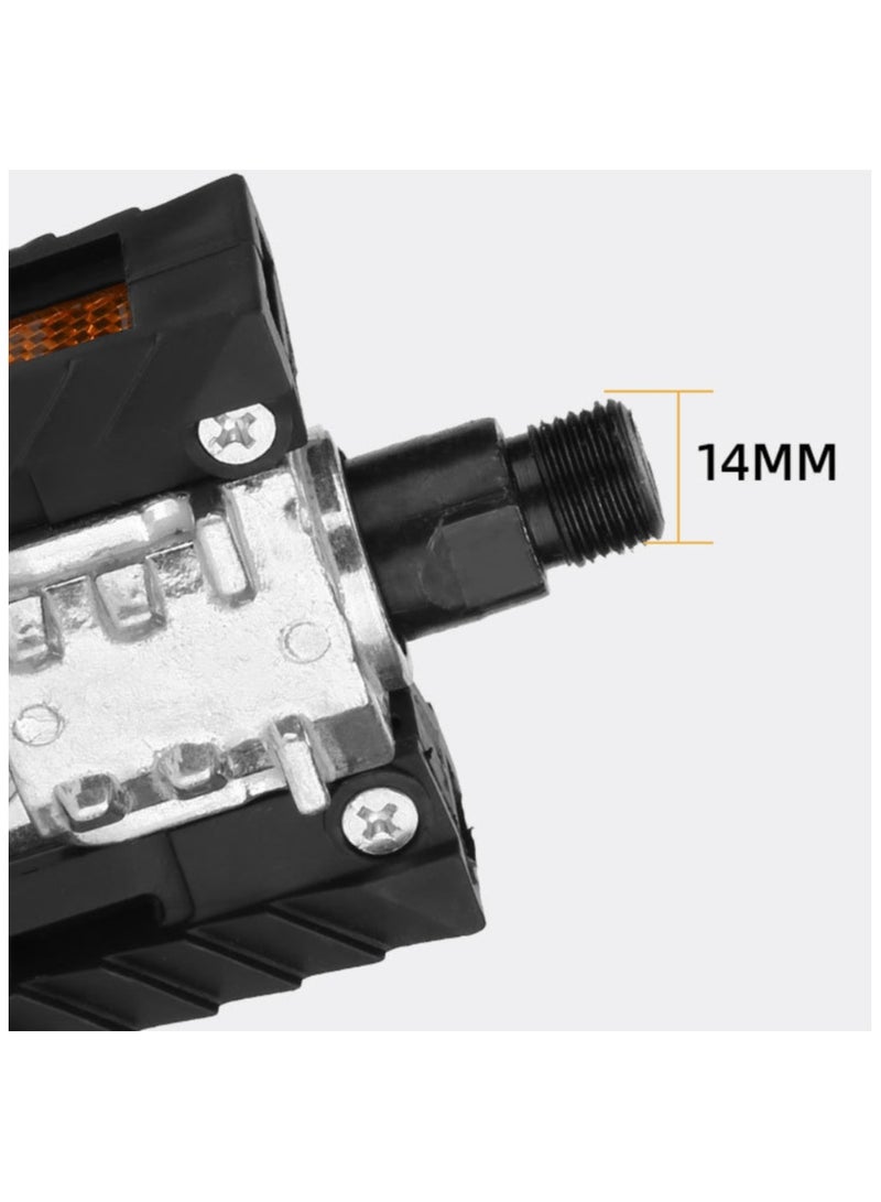 Generic Mountain bike pedal; Aluminum alloy folding pedal; Bicycle pedal; Bicycle parts  - Image 4