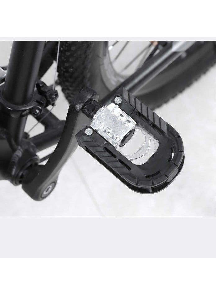Generic Mountain bike pedal; Aluminum alloy folding pedal; Bicycle pedal; Bicycle parts  - Image 5