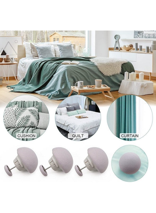 Prostuff.in Prostuff.in® Comforter Fixing Bedsheet Mushroom Quilt Clip Anti-Slip Blanket Buckles Duvet Cover Fastener Clip One Key to Unlock Quilt Holder Fixator Grippers 8 Pcs Random Color - Image 2