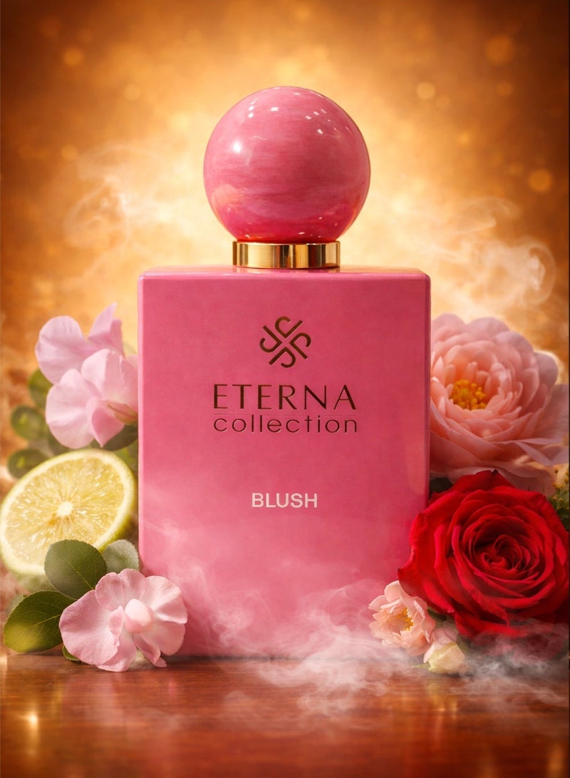 Divina Eterna Collection Blush Perfume 100ml Eau De Parfum – Bergamot, Sweet Pea, Peony, Damask Rose, White Musk | Long Lasting Women’s Fragrance - Image 1