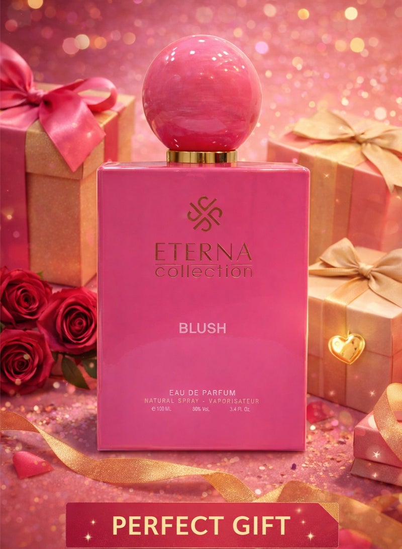 Divina Eterna Collection Blush Perfume 100ml Eau De Parfum – Bergamot, Sweet Pea, Peony, Damask Rose, White Musk | Long Lasting Women’s Fragrance - Image 5