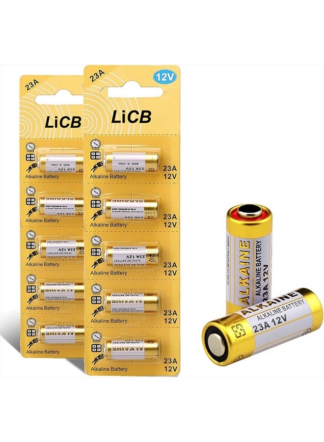 LiCB A23 12V Alkaline 23A Batteries (10-Pack) - Image 1