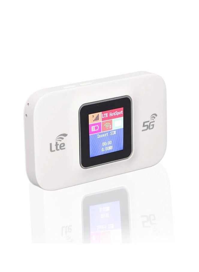 ريبنيو راوتر واي فاي محمول نقطة اتصال متنقلة 5G LTE بسرعة 300 ميجابايت في الثانية جهاز نقطة اتصال مع فتحة لبطاقة Sim نقطة اتصال واي فاي محمولة للسفر راوتر جيب ذكي صغير مدمج ببطارية - Image 1