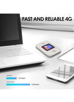 REBENUO Portable WiFi Router 5G LTE Mobile Hotspot 300Mbps Hotspot Device with Sim Card Slot, Portable Travel WiFi Hotspot Mini Smart Pocket Router Built-in Battery  - Image 2