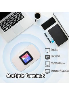 REBENUO Portable WiFi Router 5G LTE Mobile Hotspot 300Mbps Hotspot Device with Sim Card Slot, Portable Travel WiFi Hotspot Mini Smart Pocket Router Built-in Battery  - Image 5