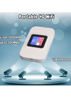 Portable WiFi Router 5G LTE Mobile Hotspot 300Mbps Hotspot Device with Sim Card Slot, Portable Travel WiFi Hotspot Mini Smart Pocket Router Built-in Battery - pzsku/Z016D93B96648F15EDADDZ/45/_/1729753139/7648082b-1ed8-4b1f-8837-9e13fd489c47