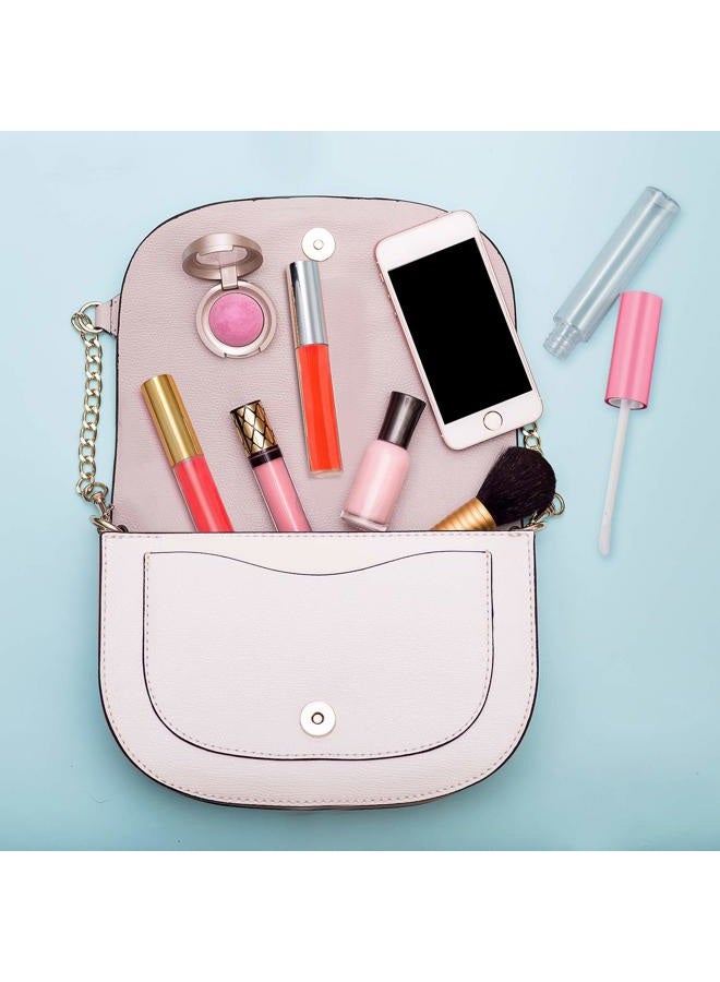 Blulu 30 Piece Lip Gloss Tube 10 ml Empty Refillable Lip Balm Bottle Clear Plastic Gloss Container Reusable Lipstick Bottle with Rubber Insert for Lipstick(Pink, Black, White) - Image 4