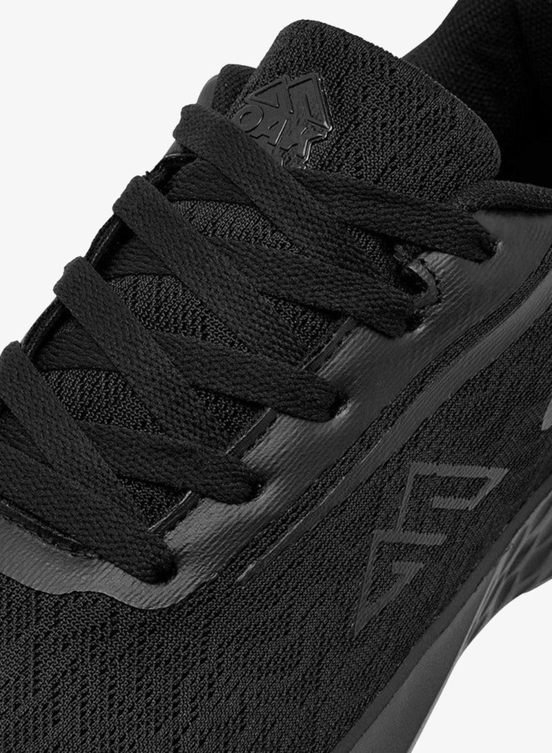 Oaklan by Shoexpress Textured Lace-Up Sports Shoes - Image 4