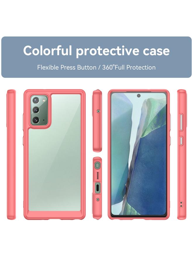 اس-توب جراب لهاتف Samsung Galaxy Note20 من سلسلة ملونة من الأكريليك + جراب هاتف TPU - Image 2