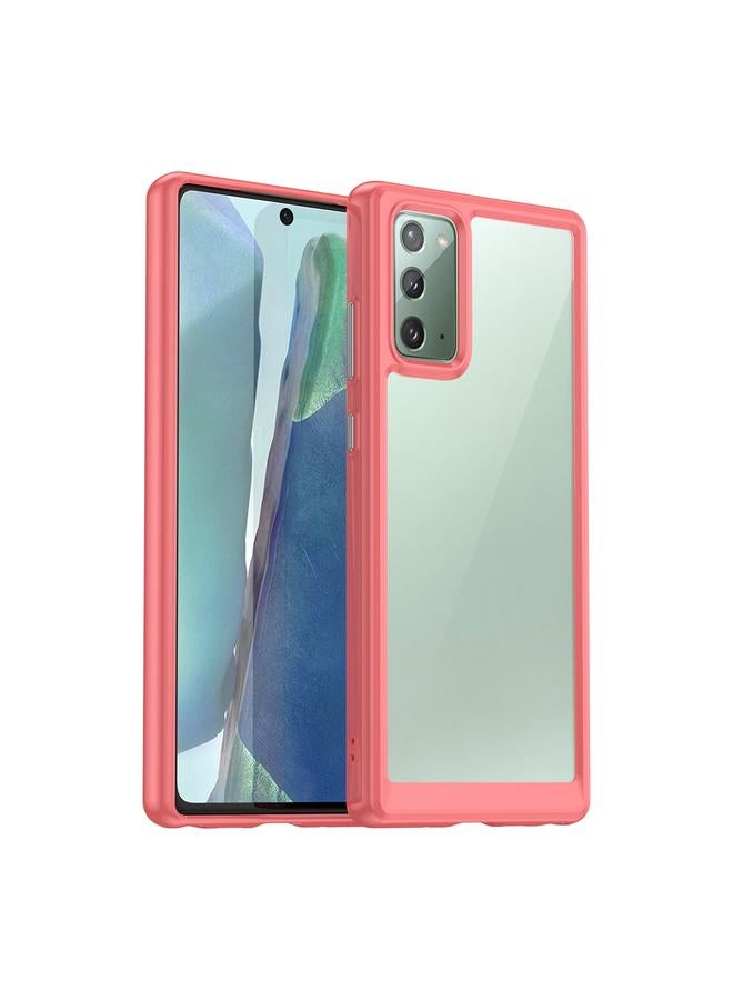 اس-توب جراب لهاتف Samsung Galaxy Note20 من سلسلة ملونة من الأكريليك + جراب هاتف TPU - Image 1