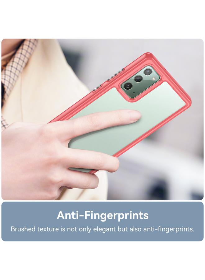 اس-توب جراب لهاتف Samsung Galaxy Note20 من سلسلة ملونة من الأكريليك + جراب هاتف TPU - Image 5