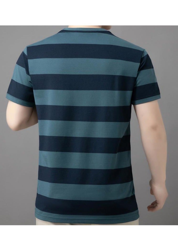 Jeep Men's  Short Sleeved T-shirt Round Neck Pullover Sweatshirt Simple Running Top  - Image 3