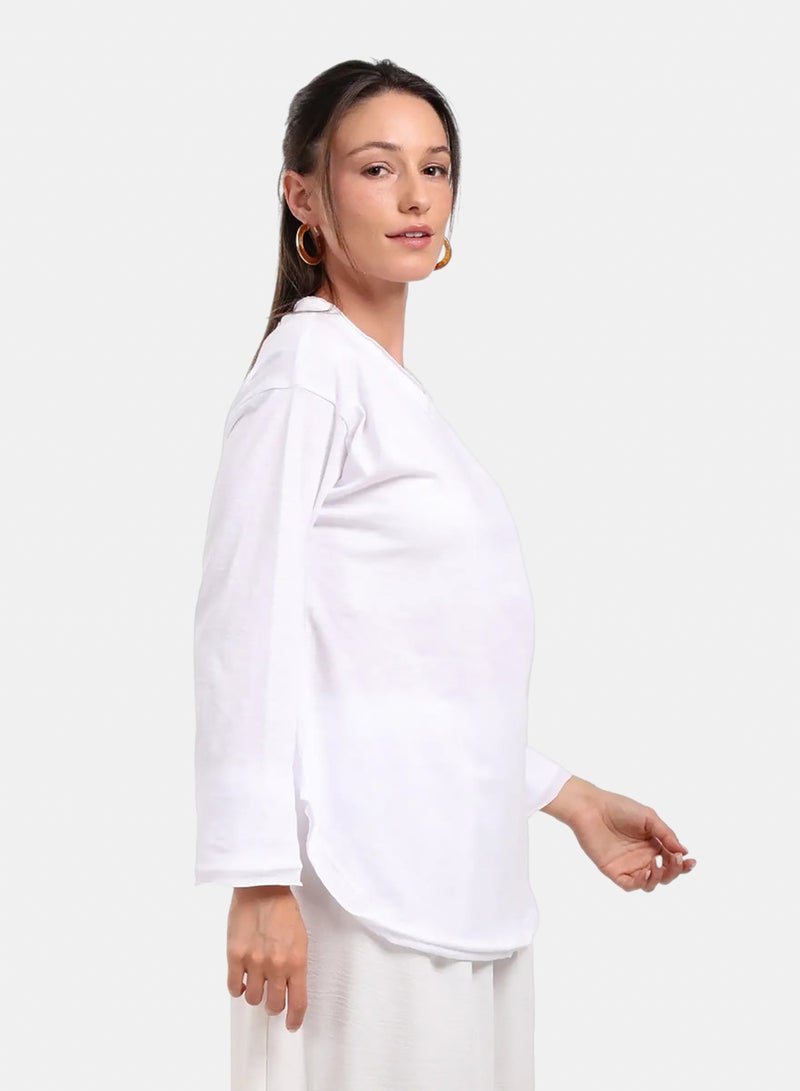 Carina Casual Long Sleeves T-shirt - Image 2