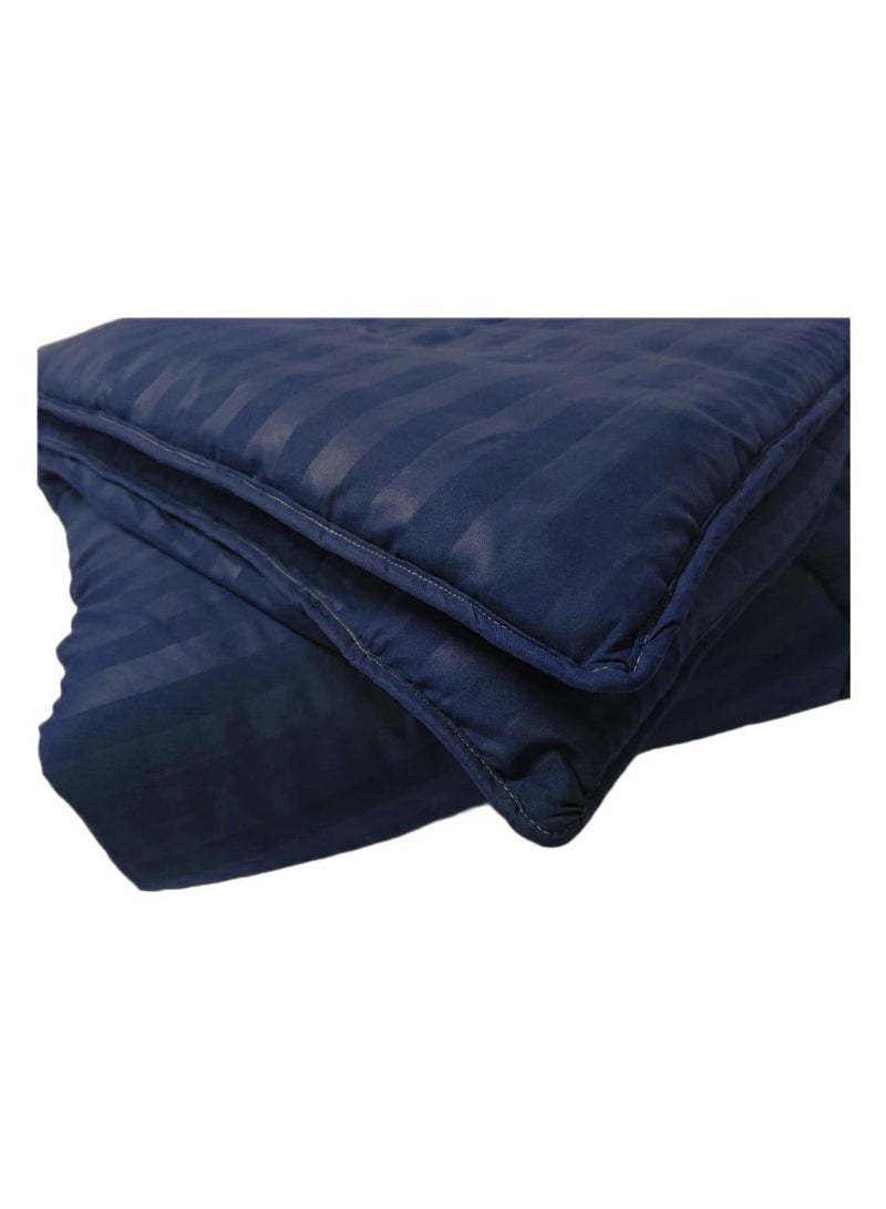 Microfiber Quilt And Duvet Insert Microfiber Blue King 220x240cm - Image 2