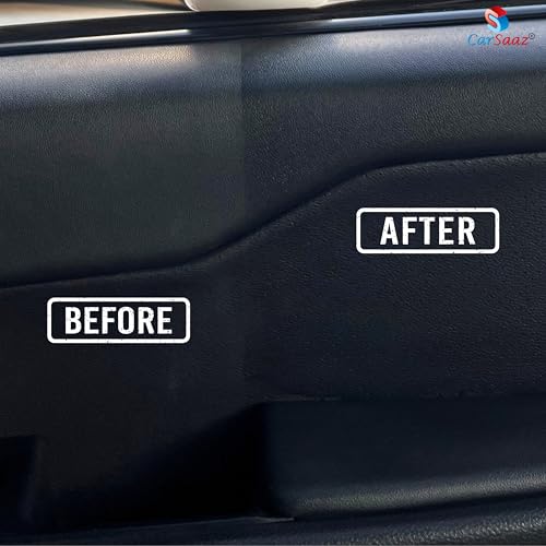 CAR SAAZ Car Dashboard Polish 1L with Applicator & Microfiber Cloth | Leather, Vinyl & Dashboard Polish | Polish for Car Interior, Seats, Plastic, Rubber, Door Panels & More | Restore, Shine & Protect - Image 4