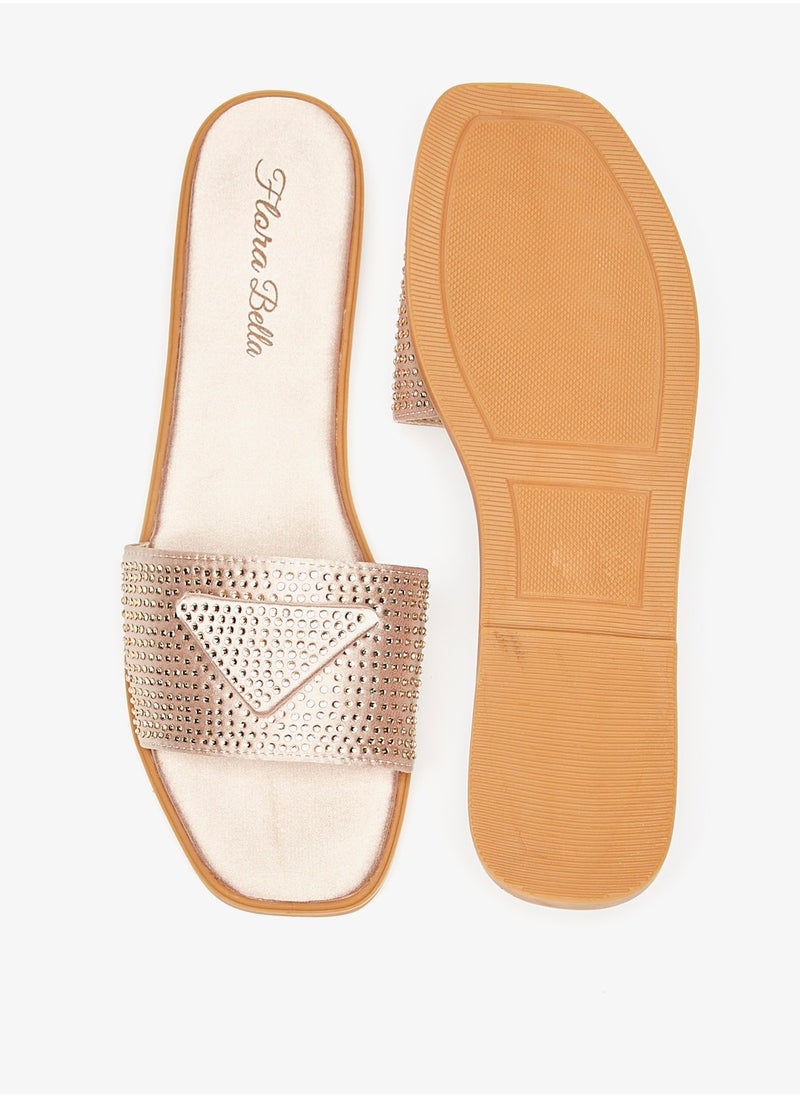 Flora Bella By Shoexpress - Womens Embellished Slip On Sandals Ramadan Collection - Image 1