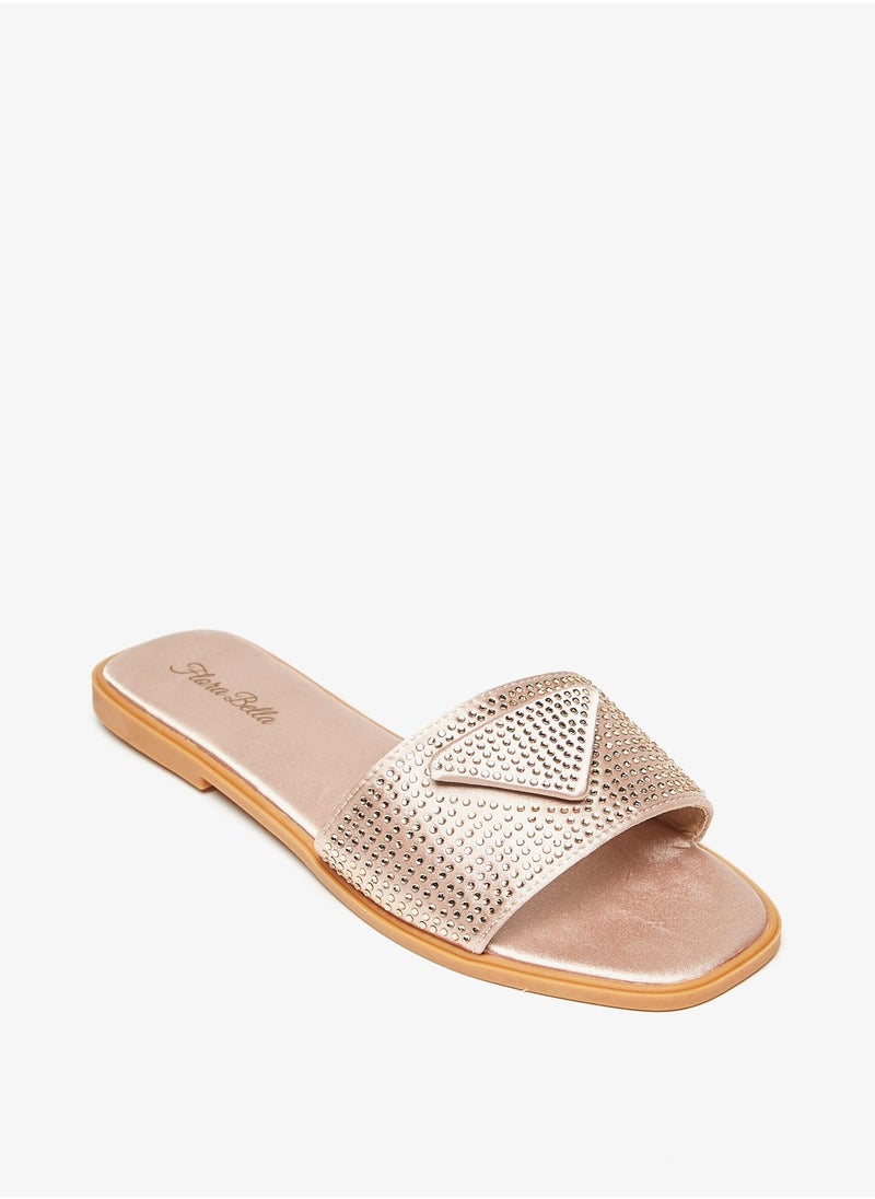 Flora Bella By Shoexpress - Womens Embellished Slip On Sandals Ramadan Collection - Image 1