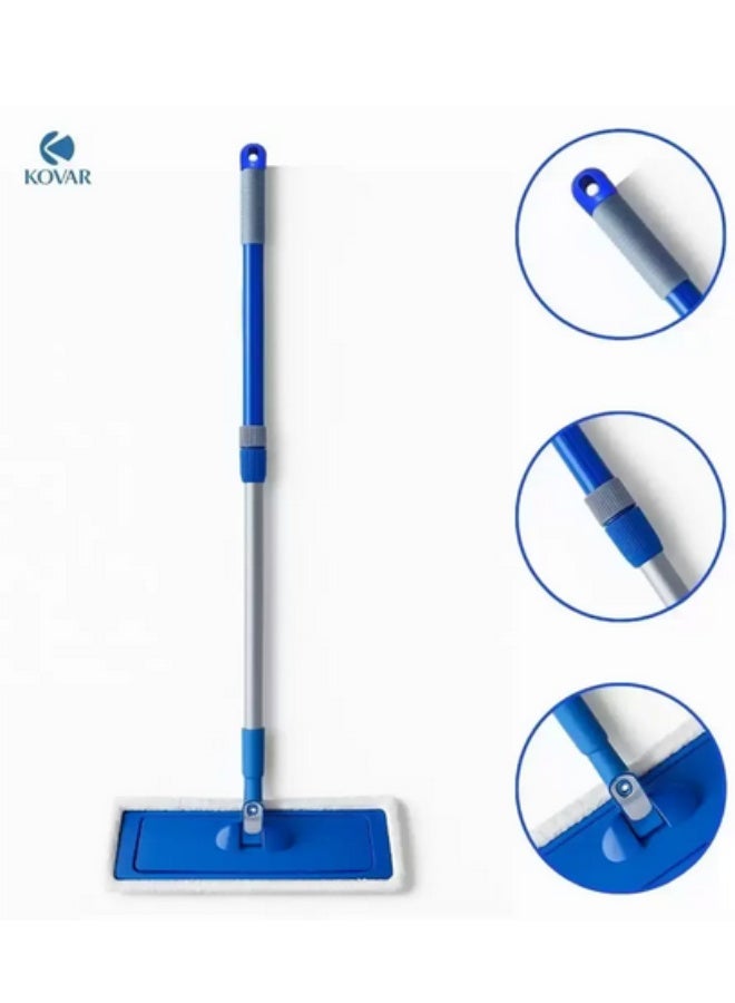 Kovar Microfiber Flat Mop With Telescopic Stainless Steel Handle 40cm - Image 5