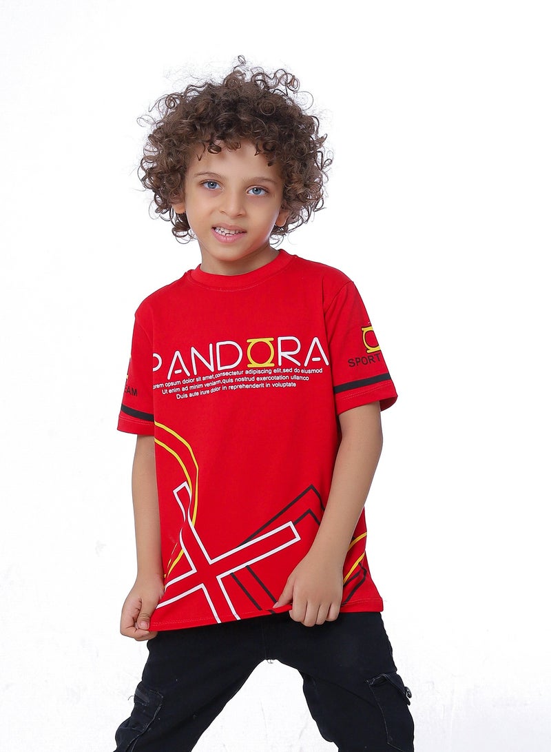 بيبو تيشيرت اولادى نصف كم مطبوع - Image 3