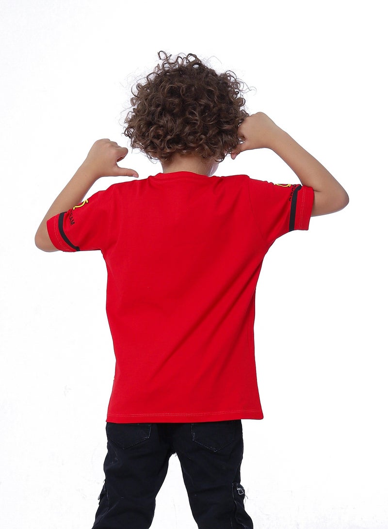 بيبو تيشيرت اولادى نصف كم مطبوع - Image 2