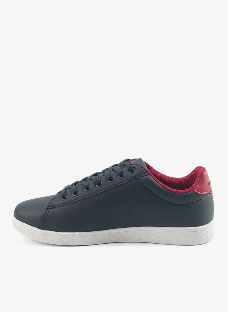 U.S. Polo Assn. Women's Navy Sneakers with Red Contrast – Bold Lace-Up Style for Striking Everyday Look