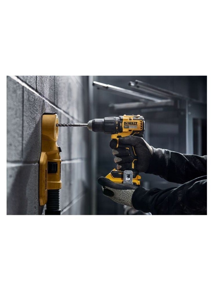 DEWALT 18V 13mm Compact Hammer Drill Driver charger and kit box - Image 5