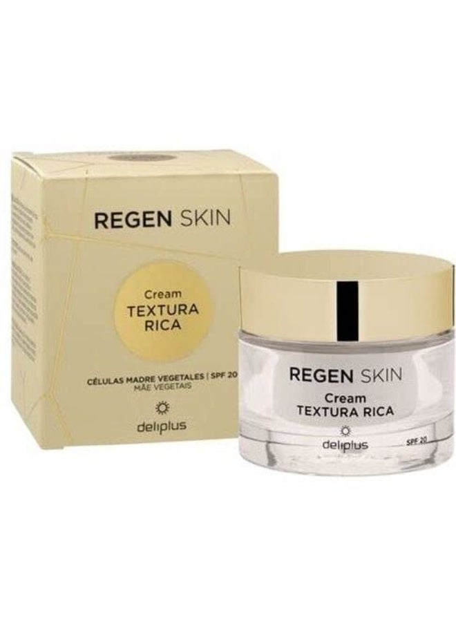 Deliplus - Regen Skin (Plant Stem Cells) Face Cream SPF 20, 50ml/1.7 fl oz