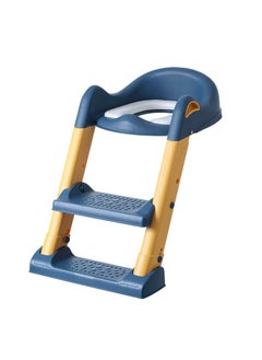 Step Stool Foldable Potty Trainer Seat - Blue
