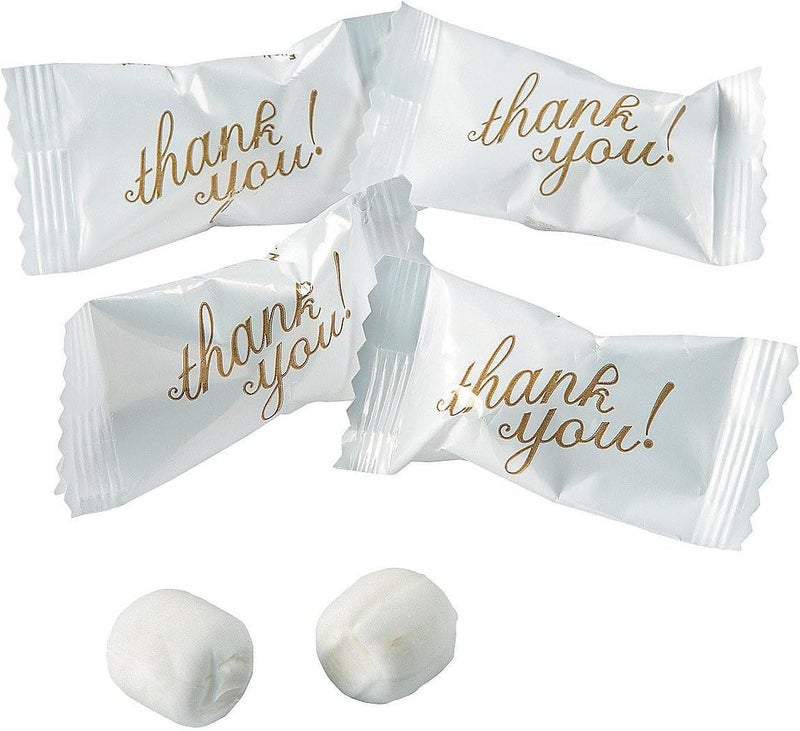 Fun Express Individually Wrapped Thank You Mints - Pack of 108 - Image 1