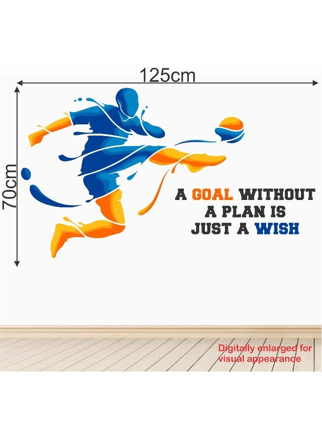 StickMe 'Football - Office - Sports - Inspirational - Motivational - Quotes - Wall Sticker' -SM774 (PVC Vinyl - 125cm X 70 cm) - Image 3
